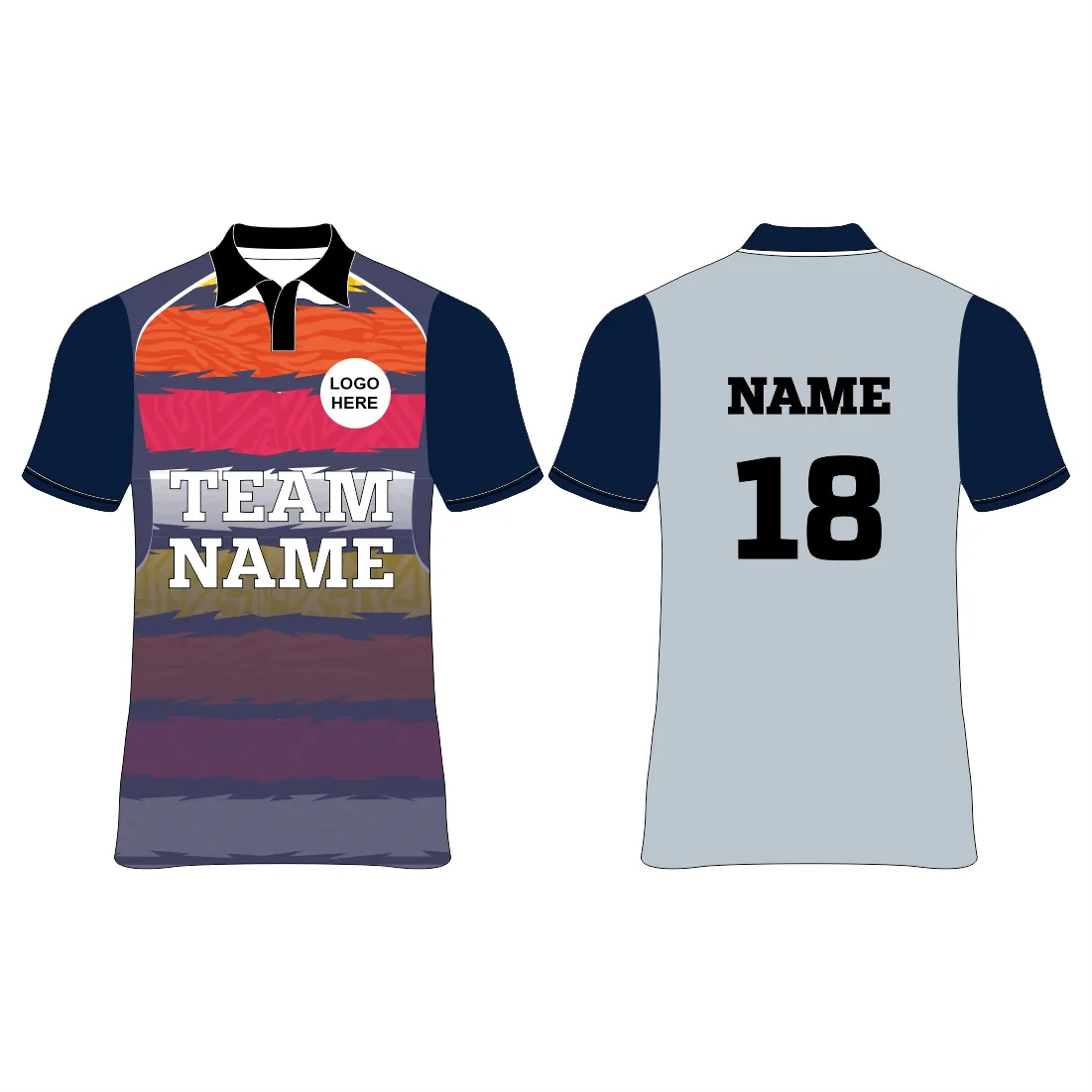 NEXT PRINT All Over Printed Customized Sublimation T-Shirt Unisex Sports Jersey Player Name & Number, Team Name And Logo.NP0080057