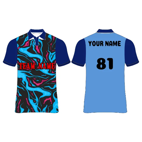 NEXT PRINT All Over Printed Customized Sublimation T-Shirt Unisex Sports Jersey Player Name & Number, Team Name.NP0080081