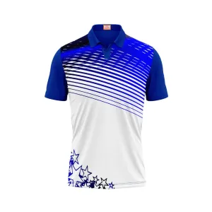 Next Print Customized Polo Neck Royal Blue Jersey NPTS16