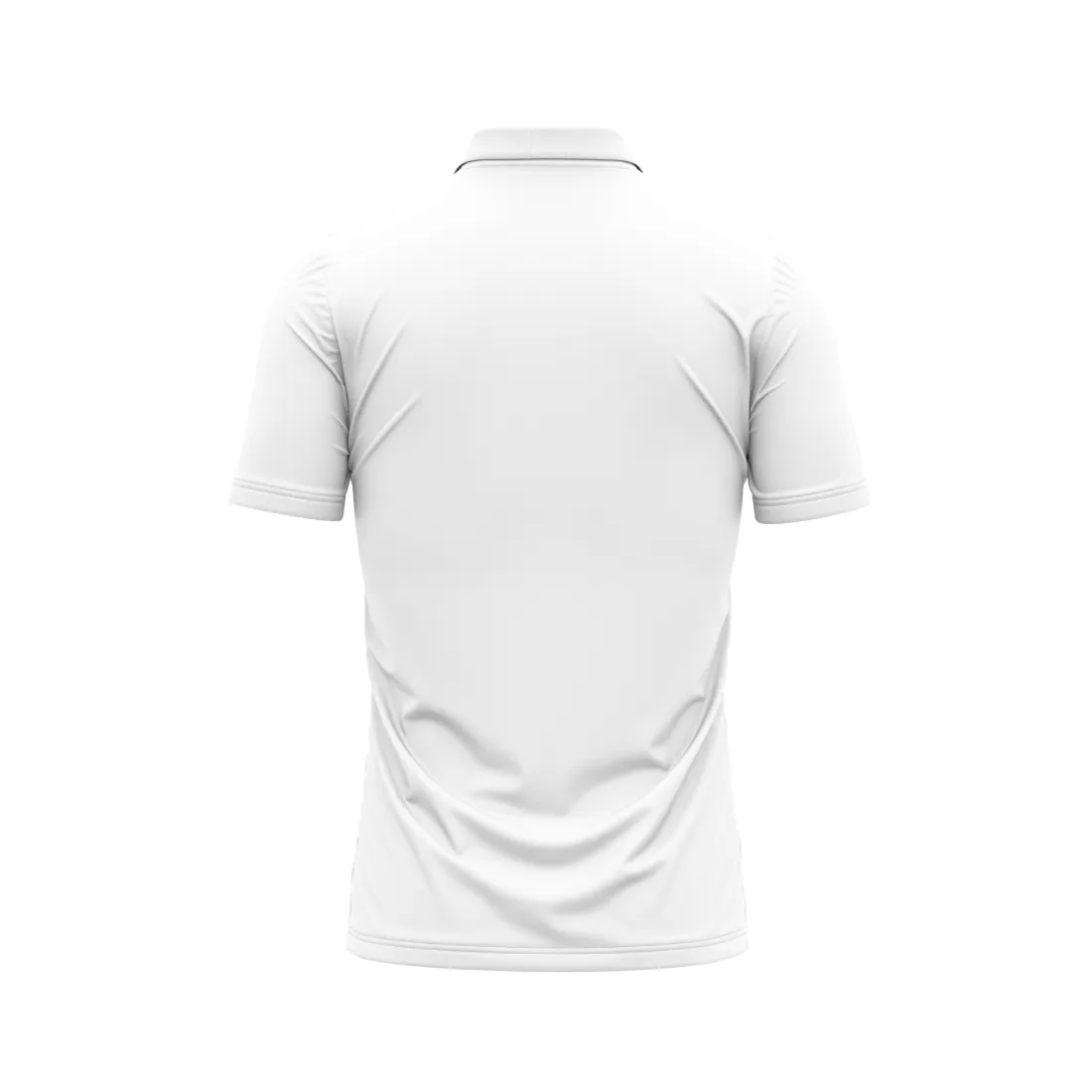 Next Print Customized Polo Neck White Jersey - Design 3