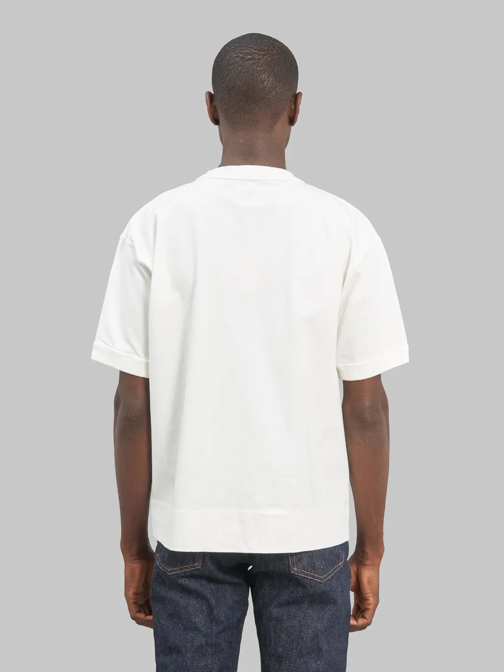 ONI Denim T01 8oz Loopwheeled Heavyweight T-Shirt White