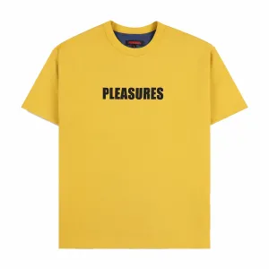 Pleasures Legal Reversible Heavyweight T-Shirt (Navy/Yellow)