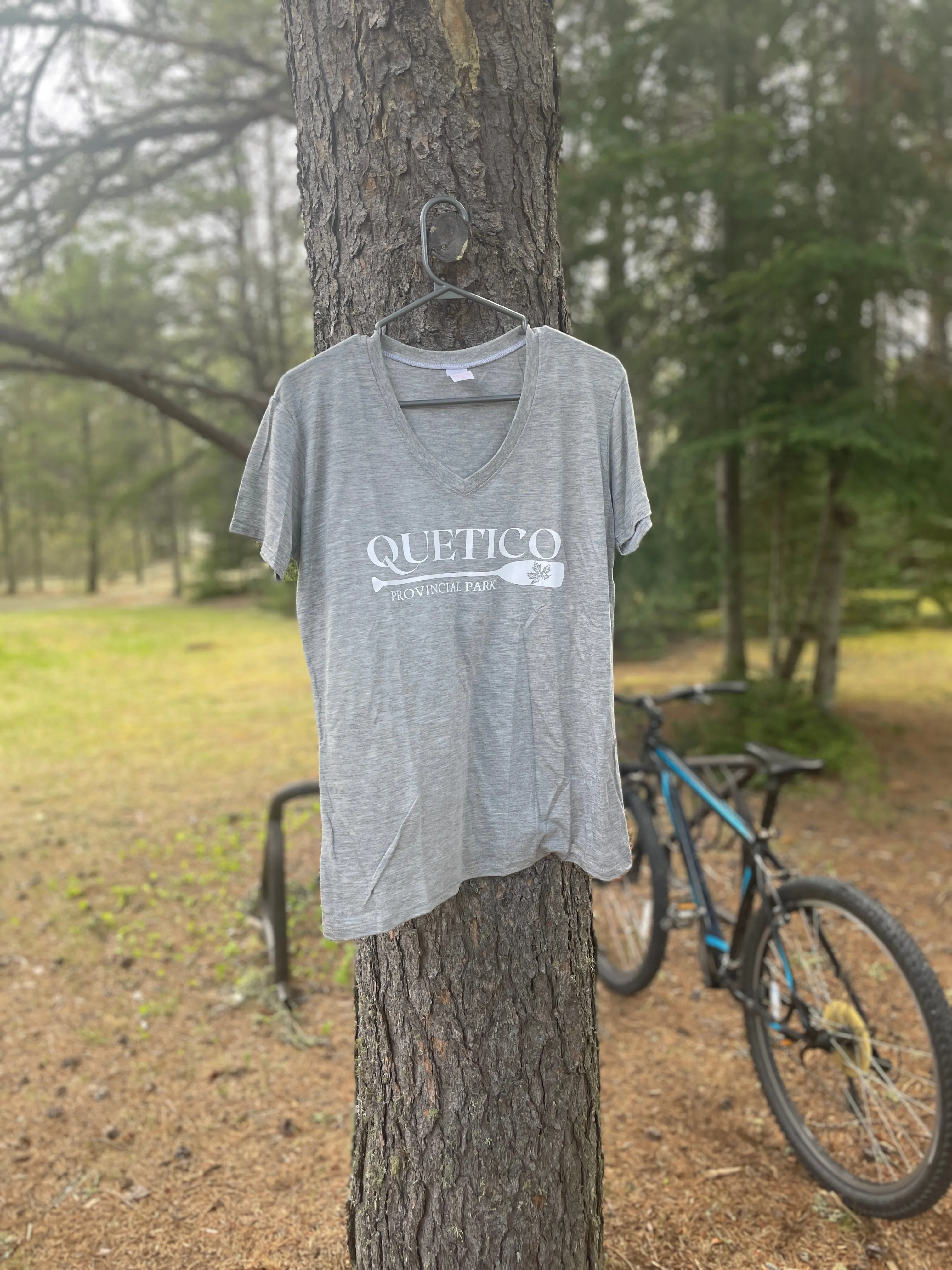 Quetico With Paddle T-shirt - Ladies