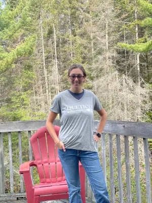 Quetico With Paddle T-shirt - Ladies