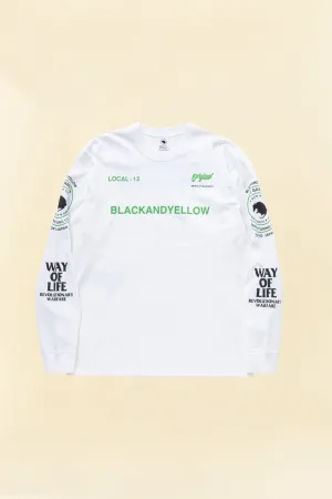 Rats Two Wheel Long Sleeve - White / Green