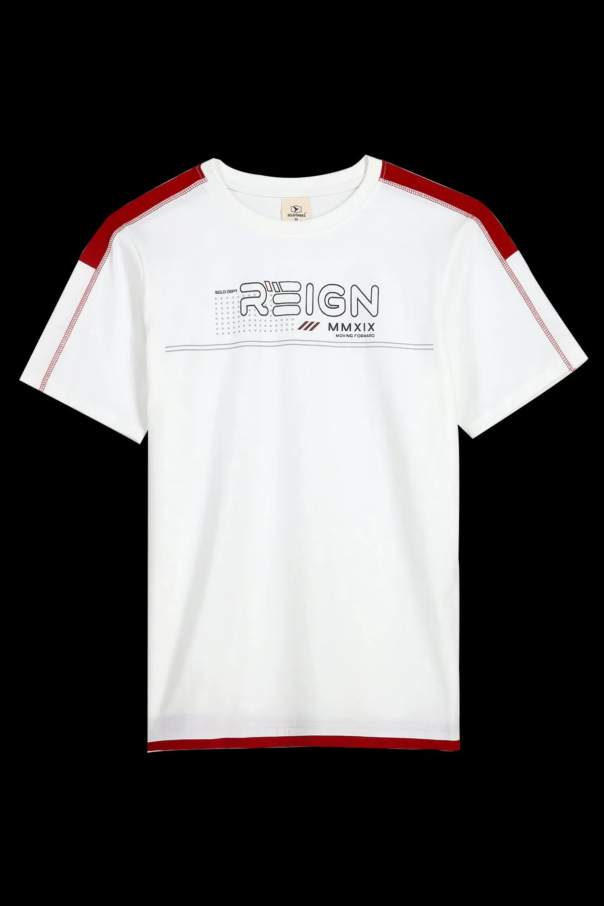 Reign White Graphic T-Shirt - A23 - MT0298R