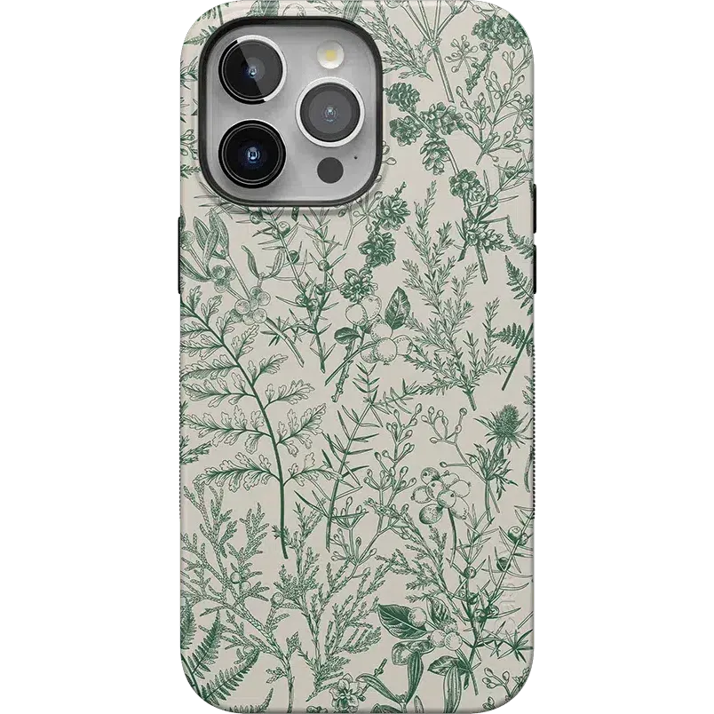 Sage Garden | Green Floral Case