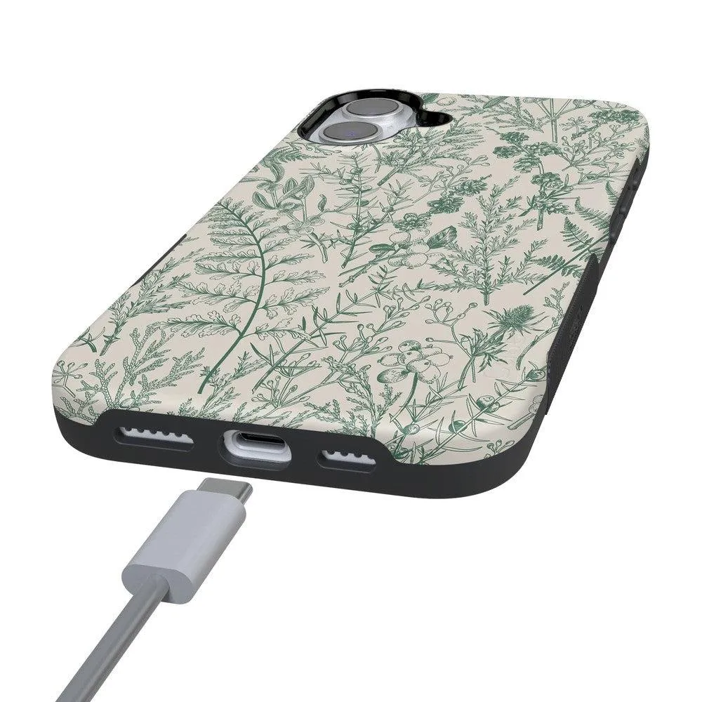 Sage Garden | Green Floral Case