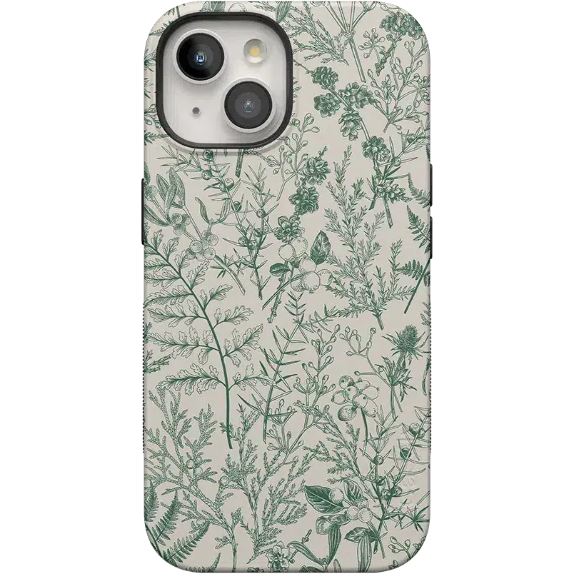 Sage Garden | Green Floral Case