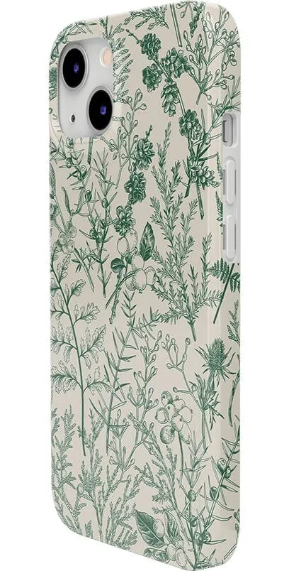 Sage Garden | Green Floral Case