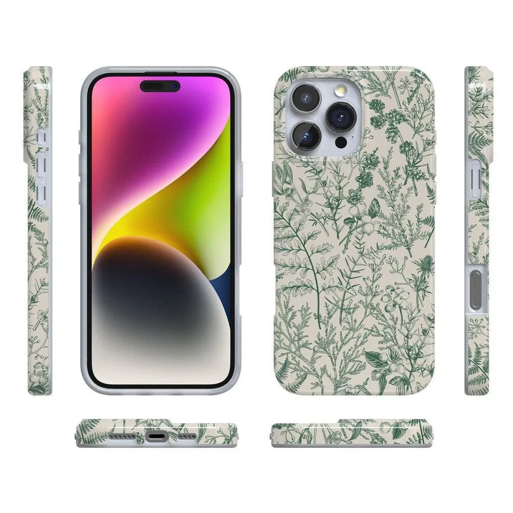 Sage Garden | Green Floral Case