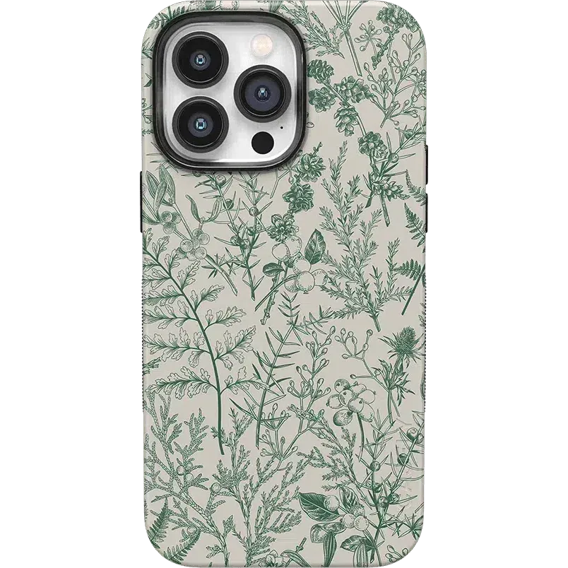 Sage Garden | Green Floral Case