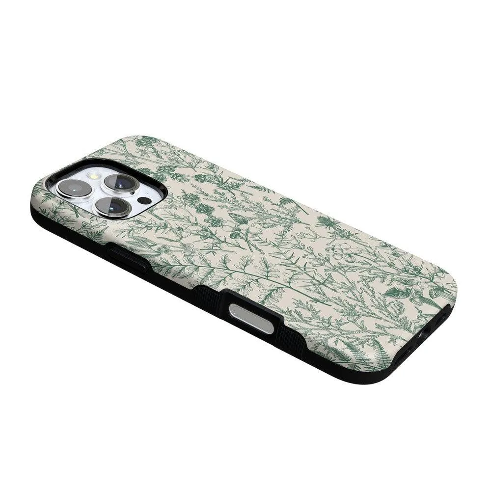 Sage Garden | Green Floral Case