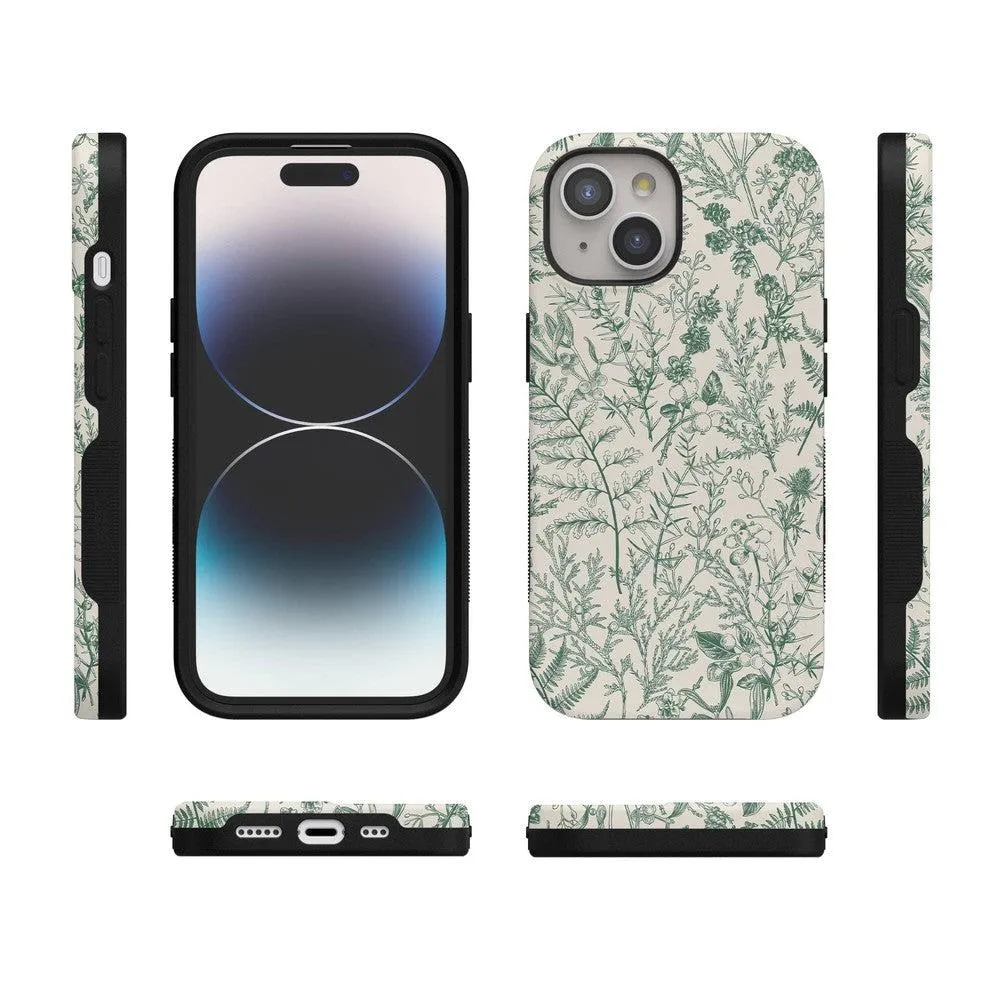 Sage Garden | Green Floral Case