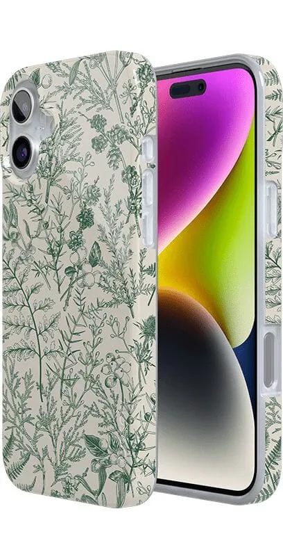 Sage Garden | Green Floral Case