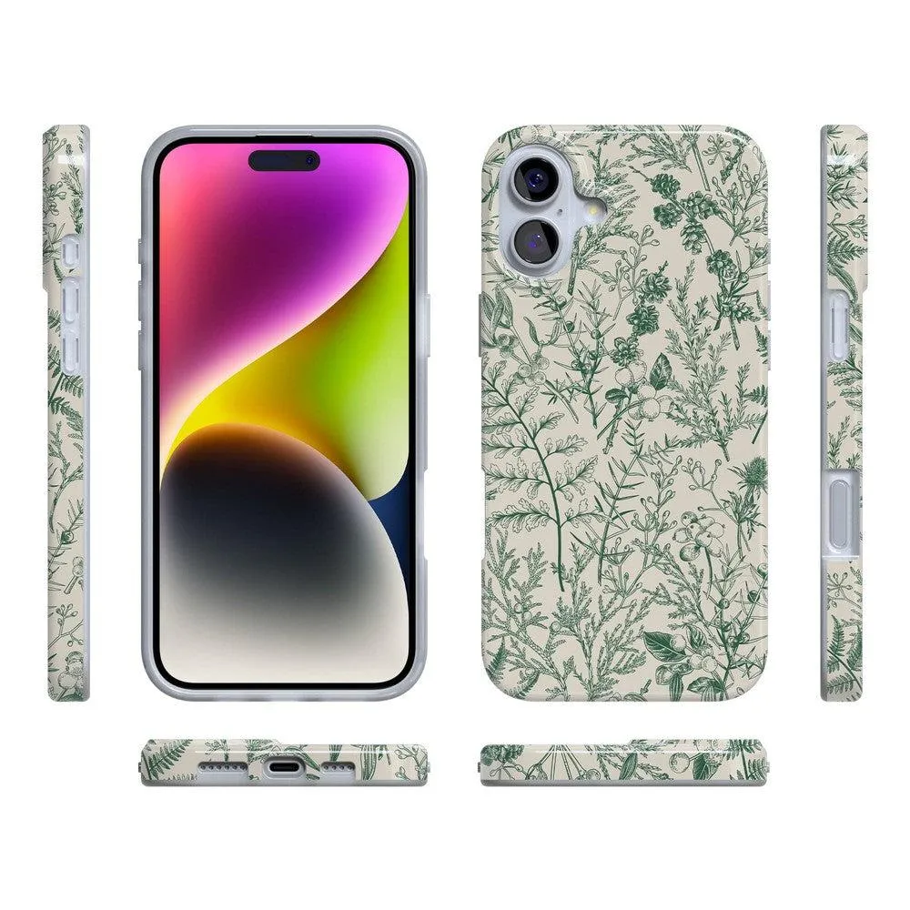 Sage Garden | Green Floral Case