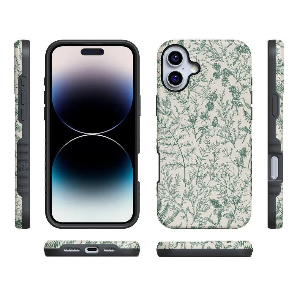 Sage Garden | Green Floral Case