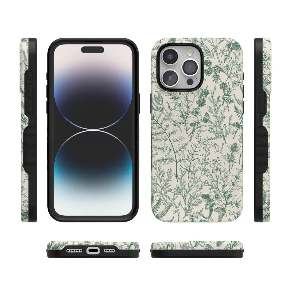 Sage Garden | Green Floral Case