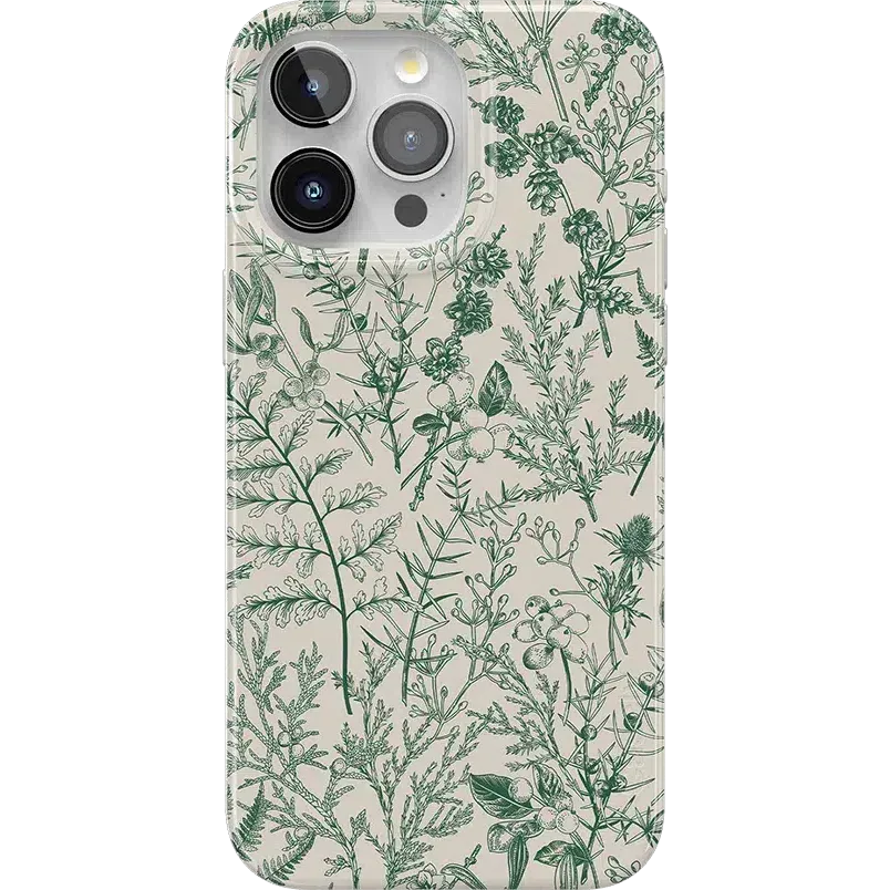 Sage Garden | Green Floral Case