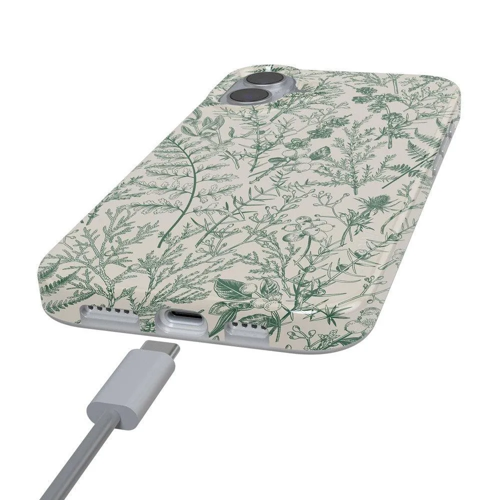 Sage Garden | Green Floral Case