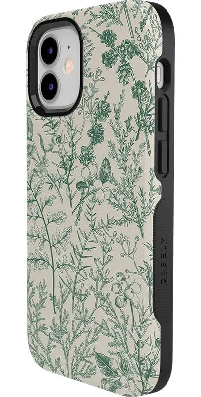 Sage Garden | Green Floral Case