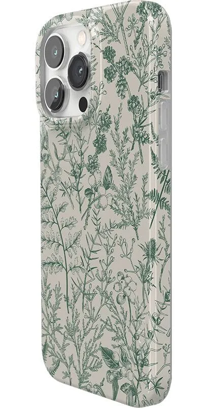 Sage Garden | Green Floral Case