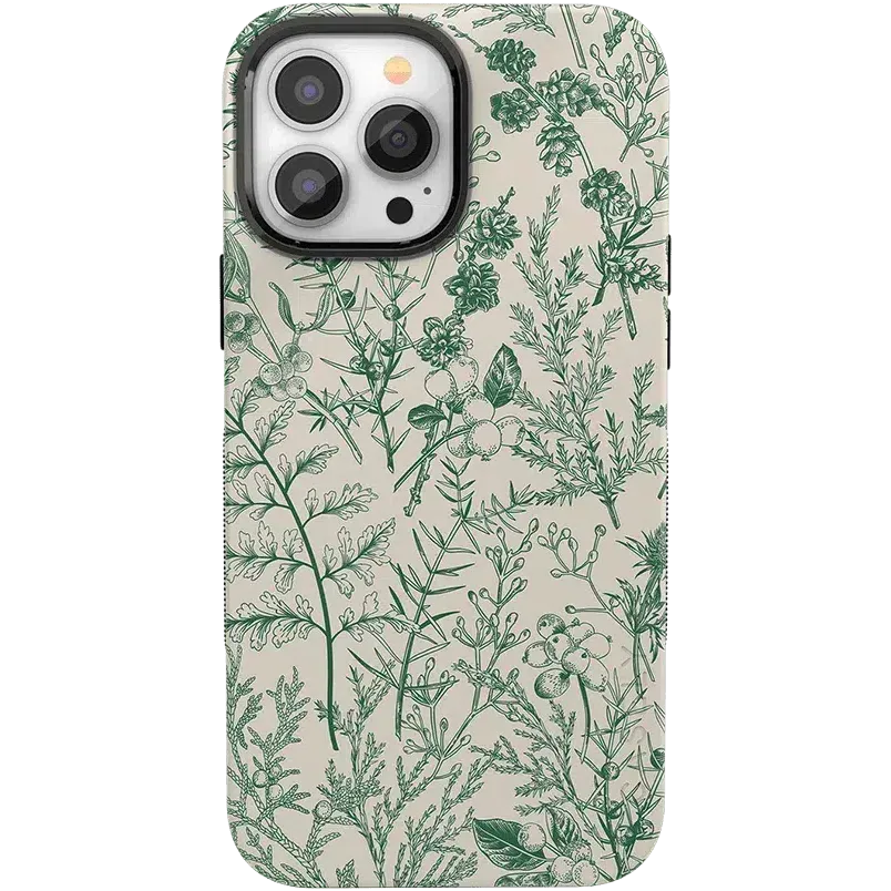 Sage Garden | Green Floral Case