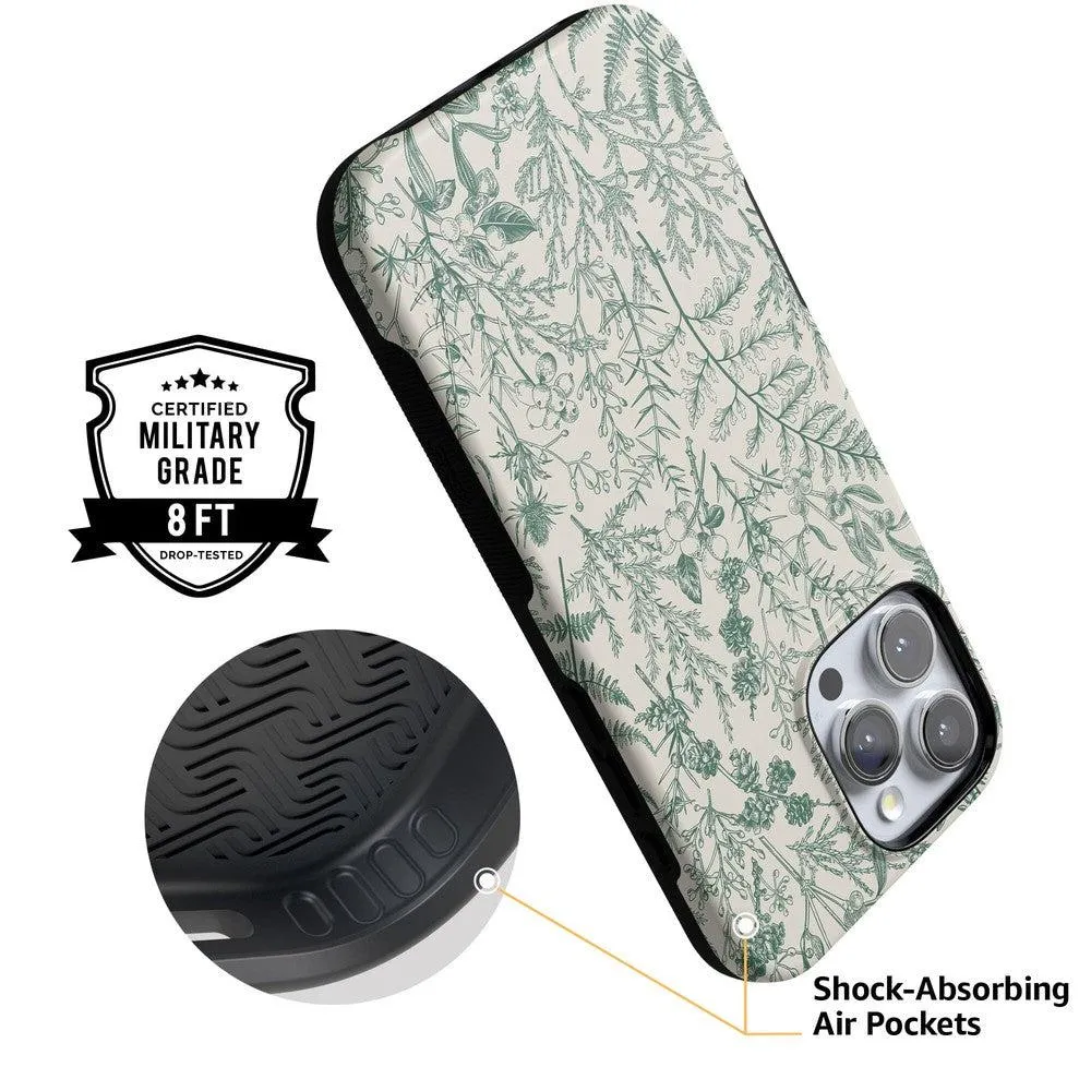 Sage Garden | Green Floral Case