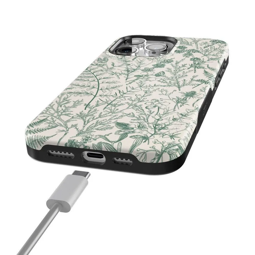 Sage Garden | Green Floral Case