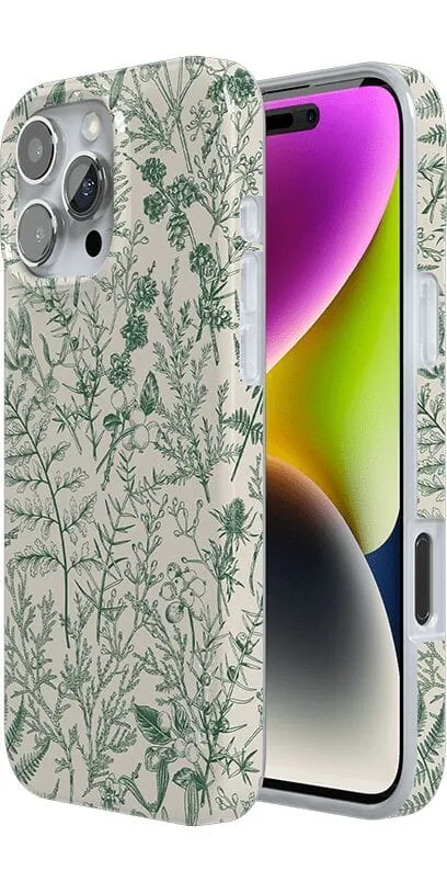 Sage Garden | Green Floral Case