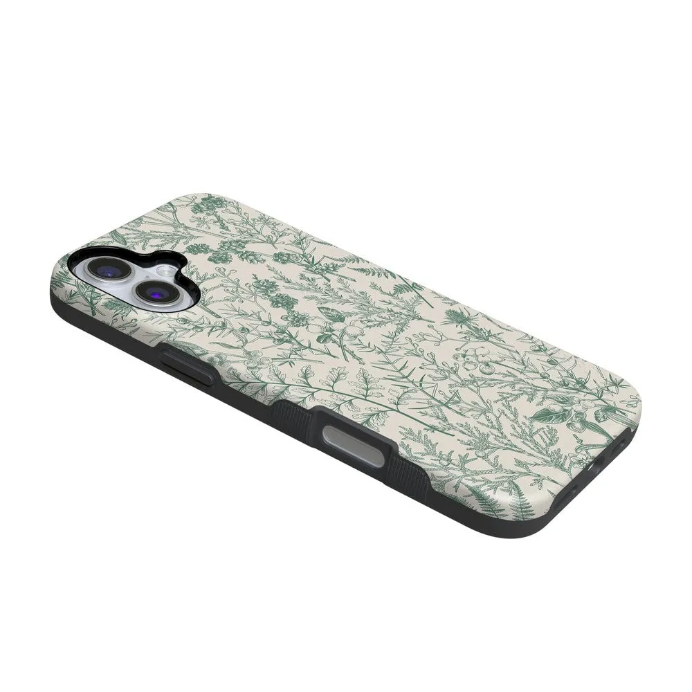 Sage Garden | Green Floral Case