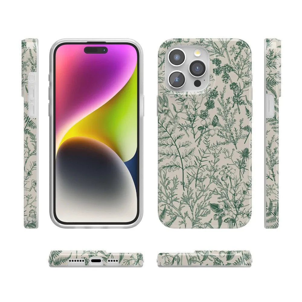 Sage Garden | Green Floral Case