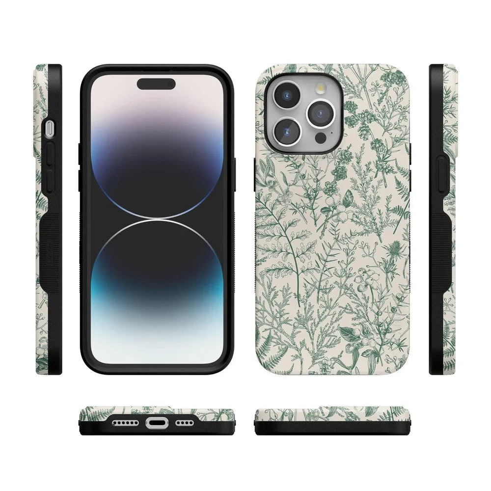 Sage Garden | Green Floral Case