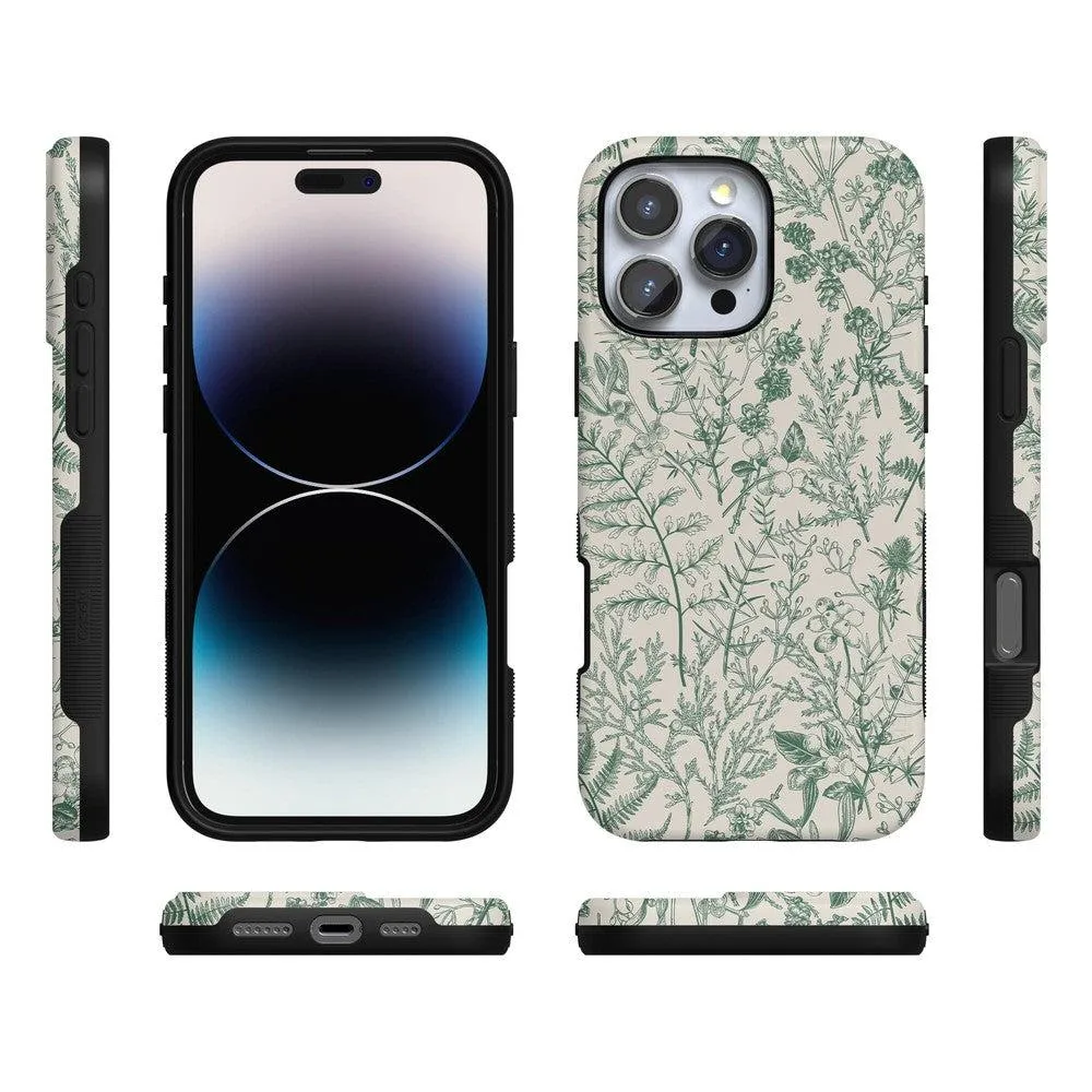 Sage Garden | Green Floral Case