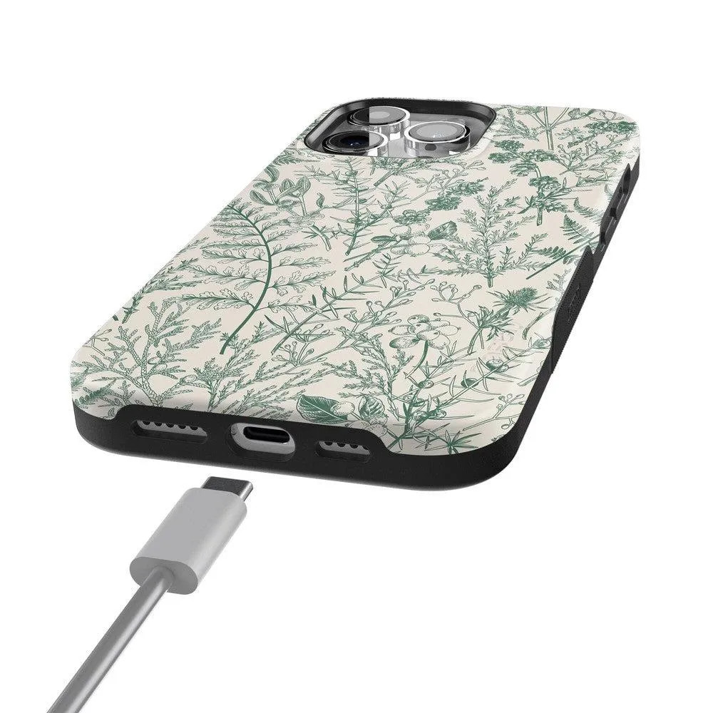 Sage Garden | Green Floral Case