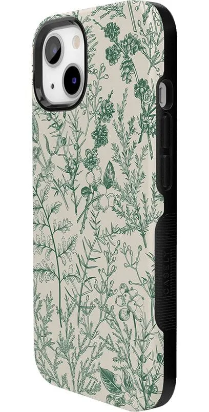 Sage Garden | Green Floral Case