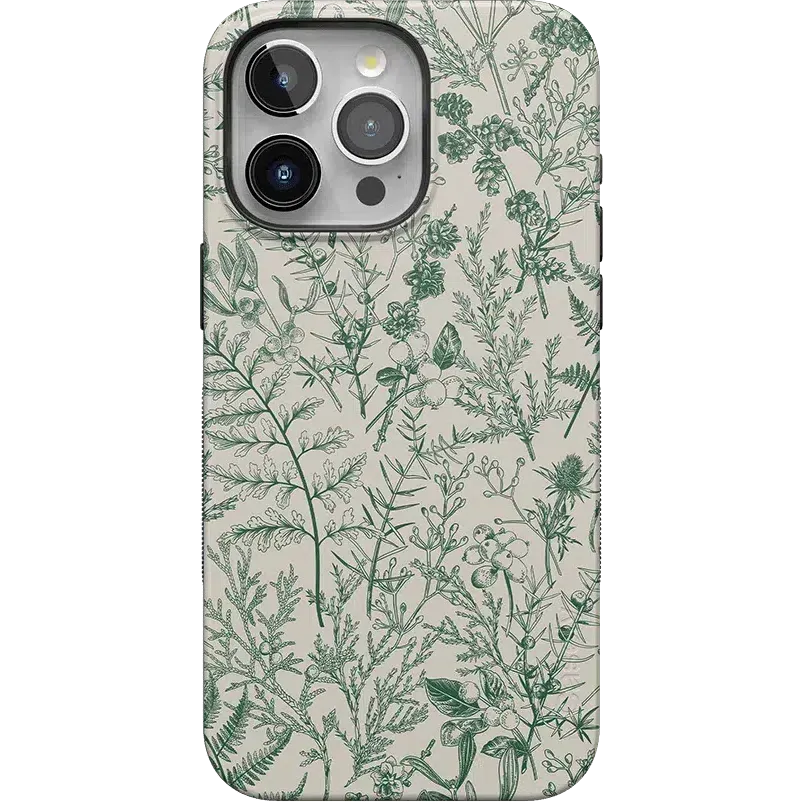 Sage Garden | Green Floral Case