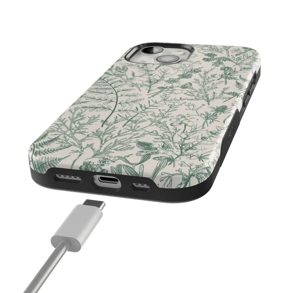 Sage Garden | Green Floral Case