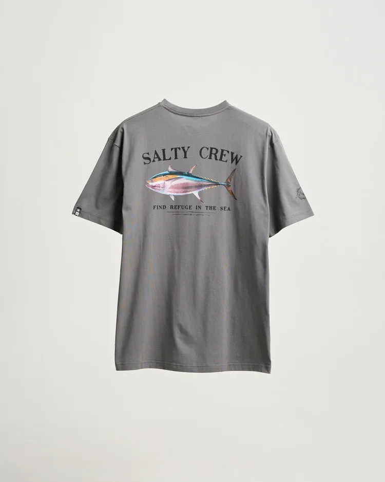 Salty Crew Mens Big Blue Premium Tee - Charcoal