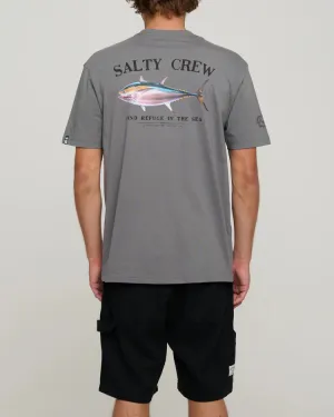 Salty Crew Mens Big Blue Premium Tee - Charcoal