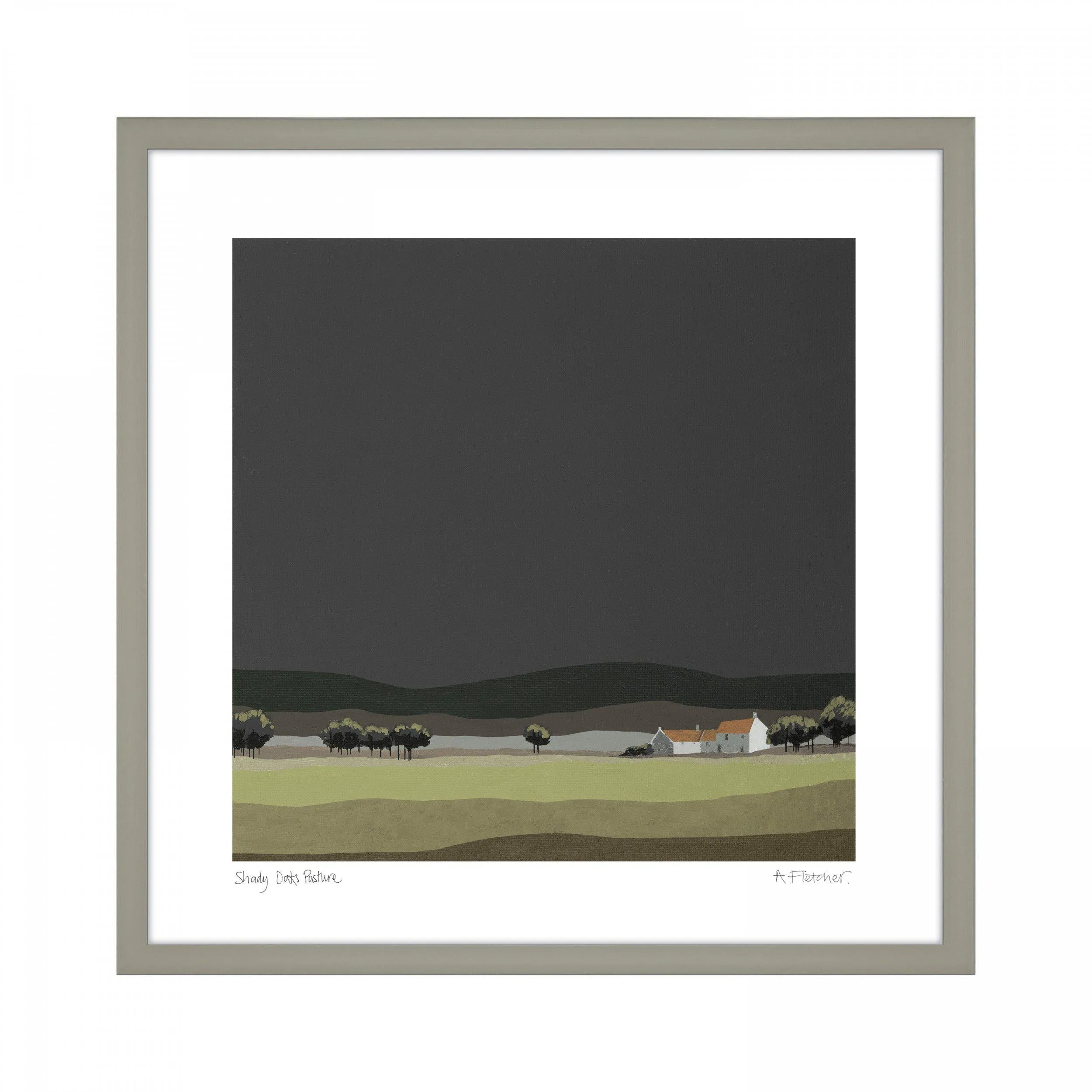 'Shady Oaks Pasture' Wall Art | Adelene Fletcher