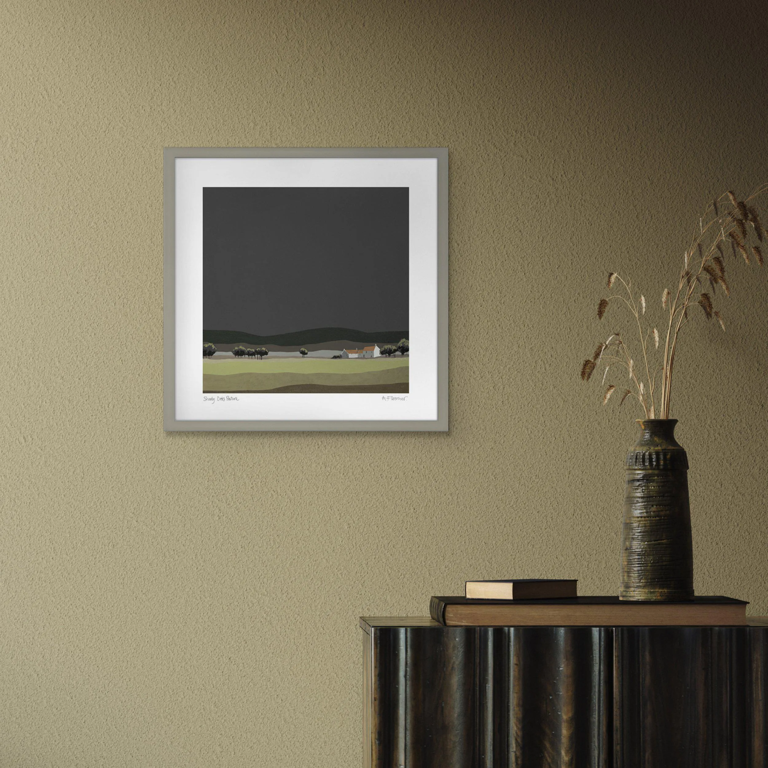 'Shady Oaks Pasture' Wall Art | Adelene Fletcher