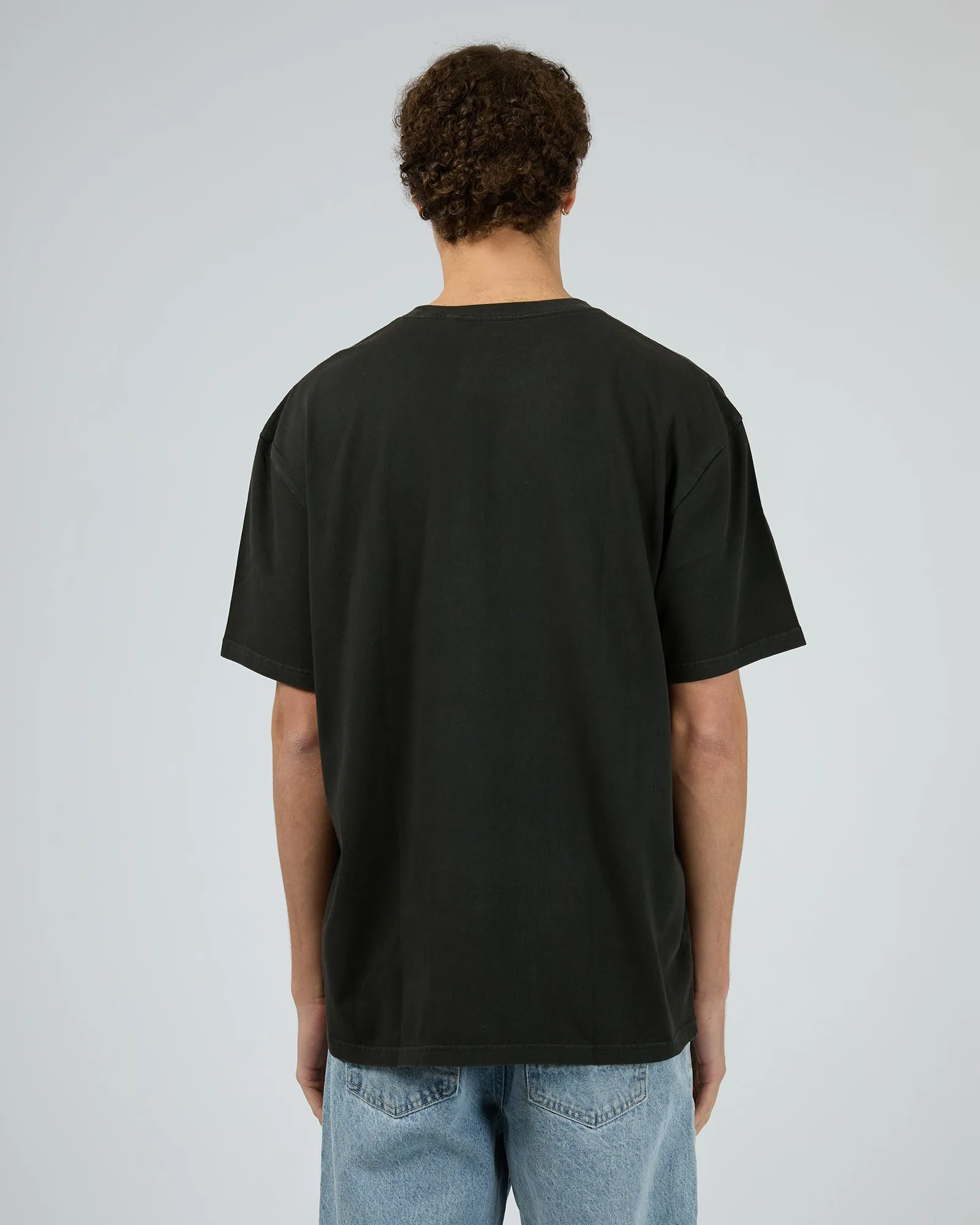 Spiral Tee Washed Black