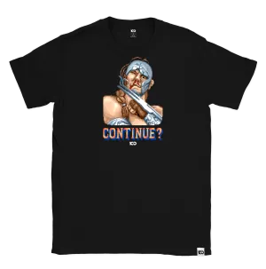 STREET FIGHTER 'Continue? Vega' t-shirt - Black