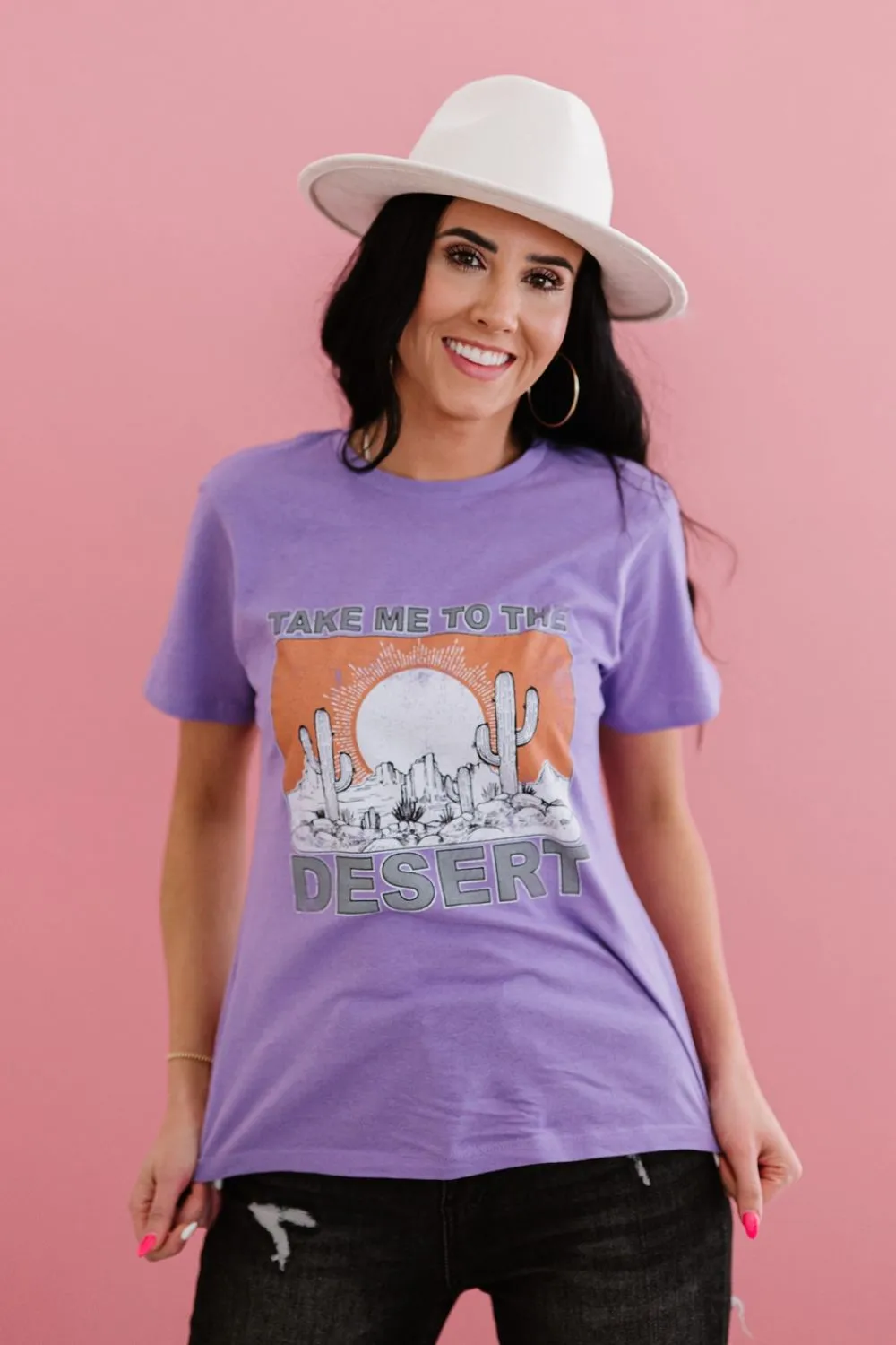 Sweet Claire TAKE ME TO THE DESERT Graphic Tee