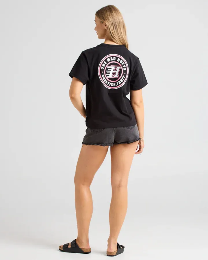 The Mad Huey's H Series Women's Tee Black