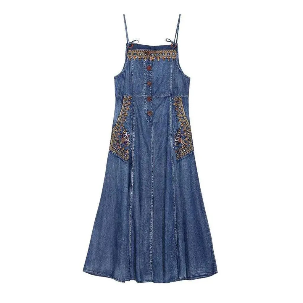 Trendy denim dress