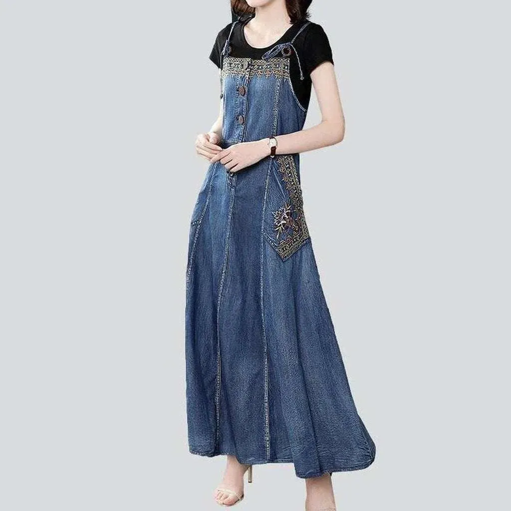 Trendy denim dress