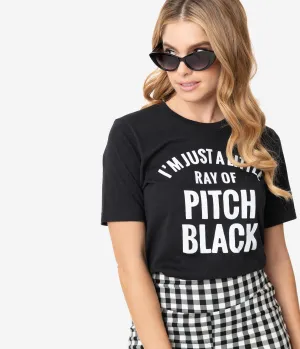 Unique Vintage Little Ray Of Pitch Black Unisex Tee