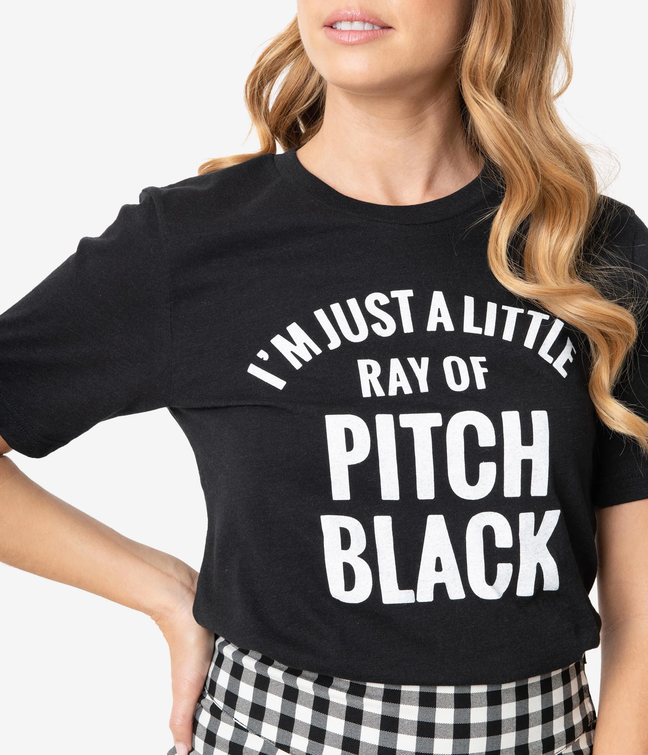 Unique Vintage Little Ray Of Pitch Black Unisex Tee